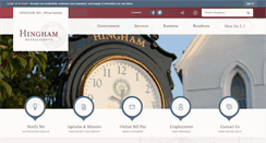 Desktop Screenshot of hingham-ma.gov