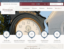 Tablet Screenshot of hingham-ma.gov